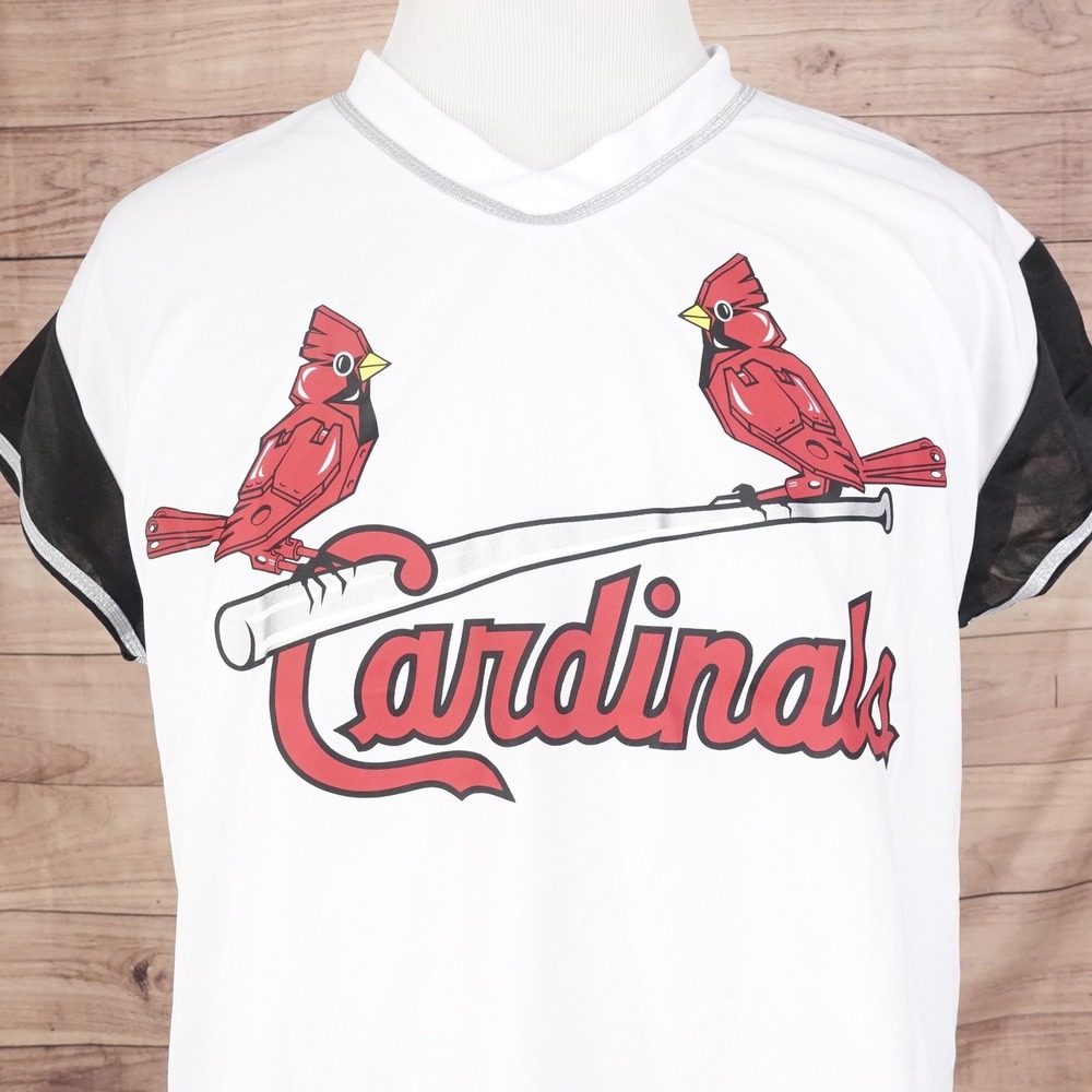 ST LOUIS CARDINALS SGA STADIUM GIVEAWAY MESH SLEEVES JERSEY XL